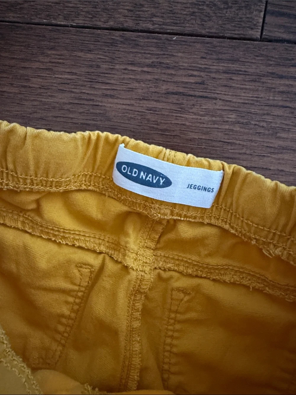 Old Navy girls jeggings yellow size 3T